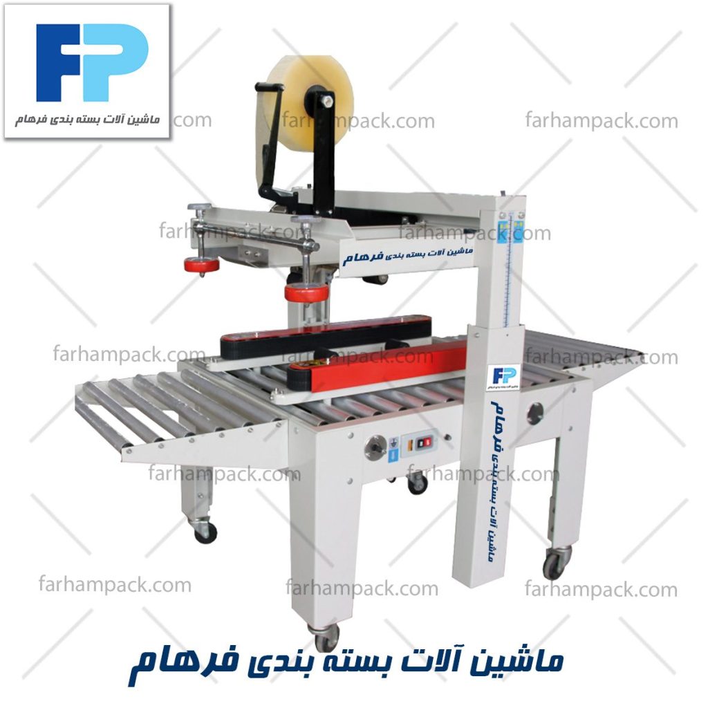 چسب زن کارتن دوموتوره ( کشش از پهلو )