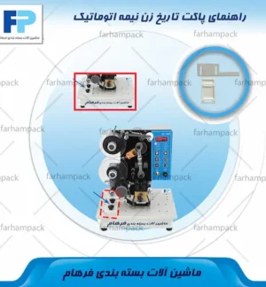 محل قرارگیری راهنمای پاکت تاریخ زن